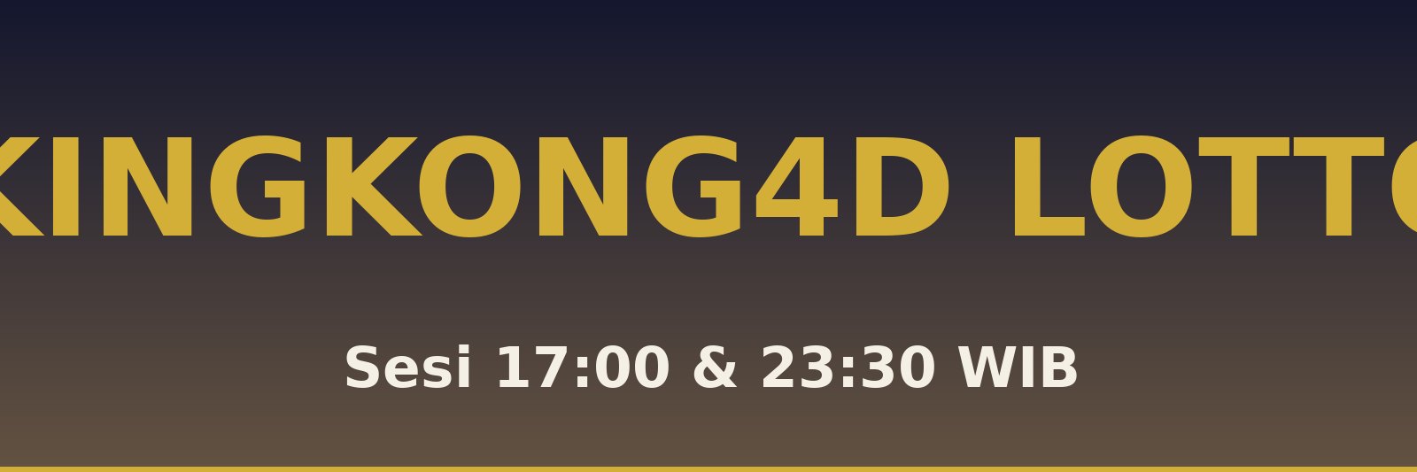 Kingkong4D Lotto Singkil Utara
